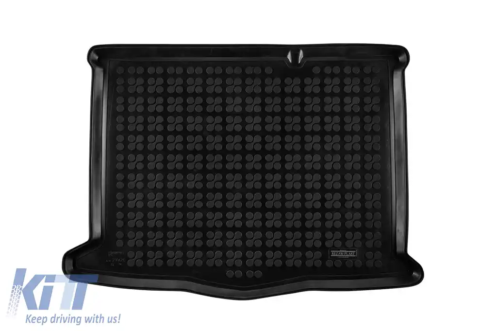 Covor de cauciuc pentru portbagaj de la Rezaw-Plast potrivit pentru Ford Focus hatchback 2018-2021, Focus Mild hybrid după 2021 cu roată de rezervă mică