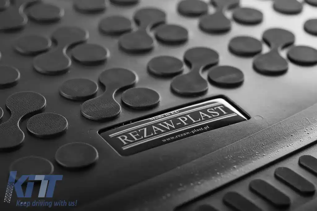 Covor de cauciuc pentru portbagaj de la Rezaw-Plast potrivit pentru Ford Focus wagon MHEV 2018-2021 cu podeaua portbagajului în poziția inferioară, Focus wagon MHEV după 2021 cu podeaua portbagajului -image-6217291