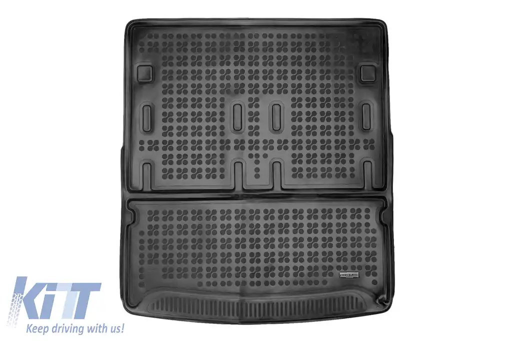 Covor de cauciuc pentru portbagaj de la Rezaw-Plast potrivit pentru Ford Tourneo Connect Long după 2022, 1 bucată, negru