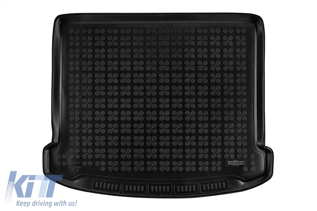 Covor de cauciuc pentru portbagaj de la Rezaw-Plast potrivit pentru Honda CR-V 2018-2022 cu 7 locuri și cu rândul 3 de scaune pliat
