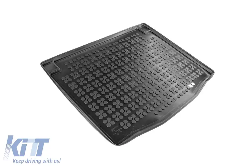 Covor de cauciuc pentru portbagaj de la Rezaw-Plast, potrivit pentru Honda HR-V E:HEV după versiunea din 2021, cu podea de portbagaj ajustabilă, cu spațiu suplimentar pentru unelte sub capacul portbag-image-6217366