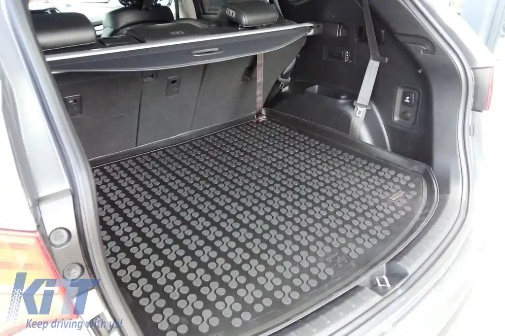 Covor de cauciuc pentru portbagaj de la Rezaw-Plast, potrivit pentru Hyundai Santa Fe 2012-2018, 5-7 locuri-image-6217424