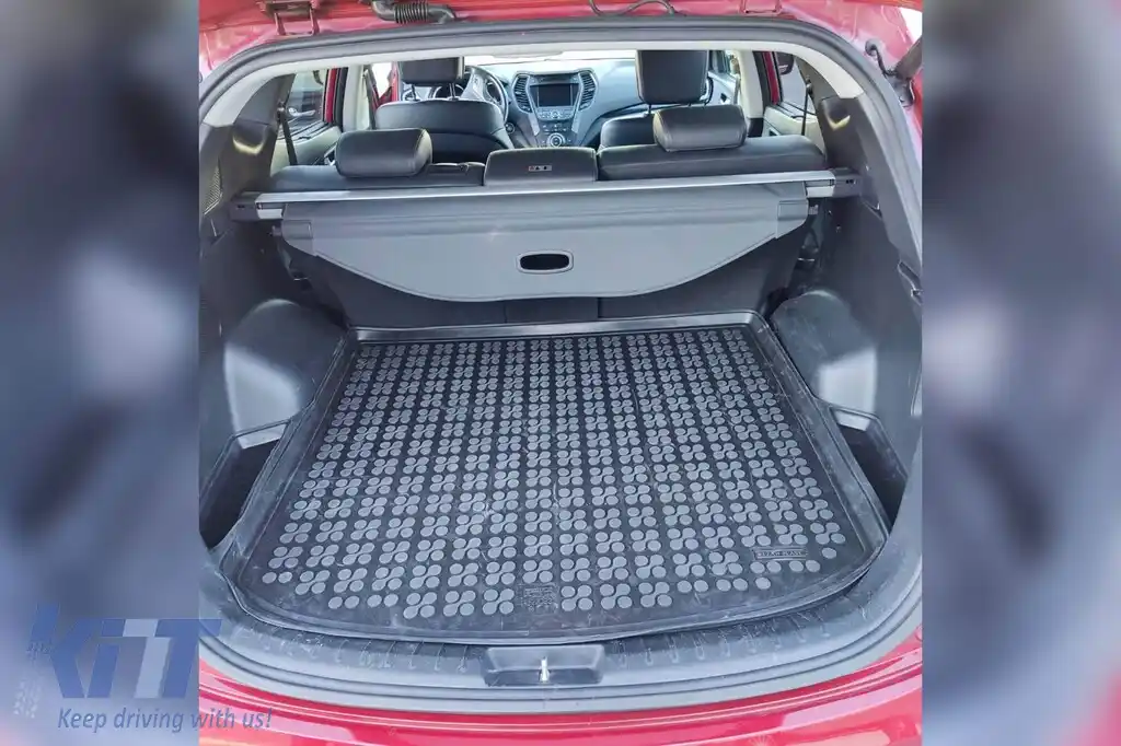 Covor de cauciuc pentru portbagaj de la Rezaw-Plast, potrivit pentru Hyundai Santa Fe 2012-2018, 5-7 locuri-image-6217426