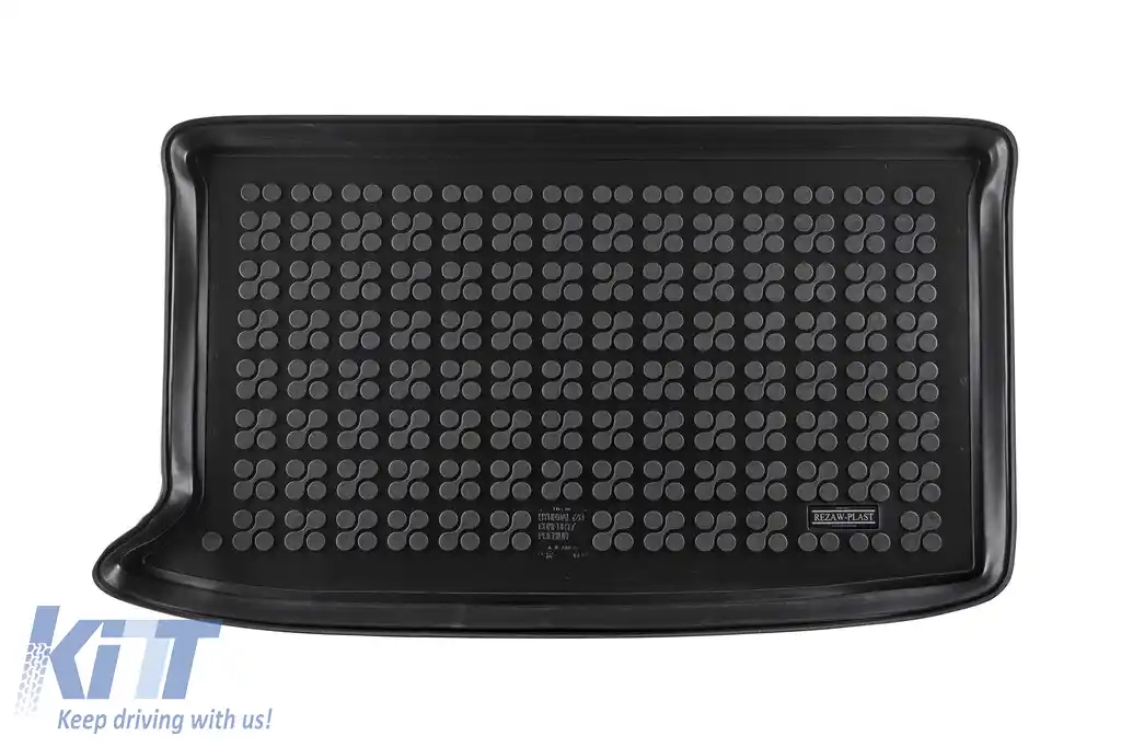 Covor de cauciuc pentru portbagaj de la Rezaw-Plast, potrivit pentru Hyundai i20 comfort, premium 2014-2020, cu podeaua portbagajului în poziția superioară