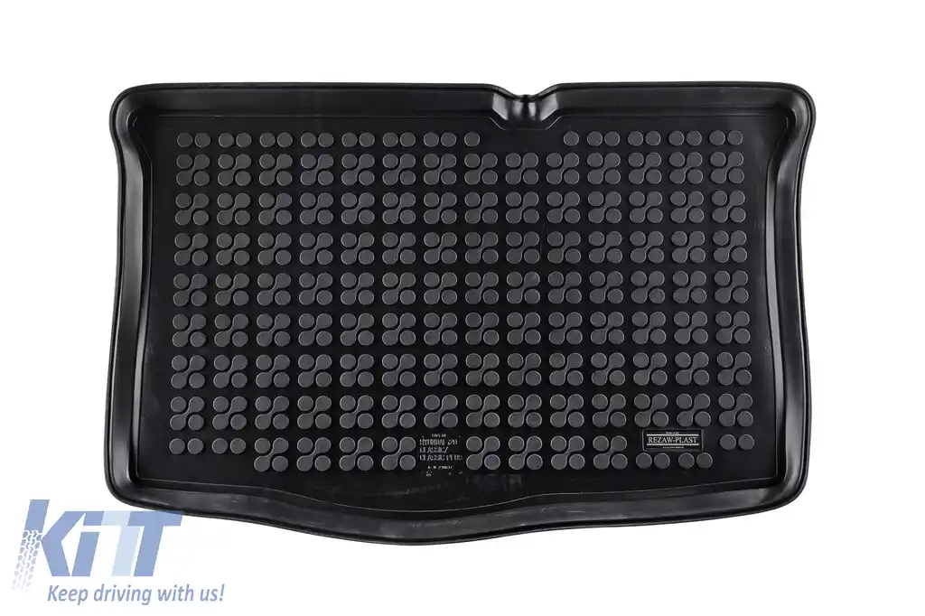 Covor de cauciuc pentru portbagaj de la Rezaw-Plast potrivit pentru Hyundai i20 Active, Classic, Classic Plus versiunea 2014-2020 fără podea de portbagaj ajustabilă