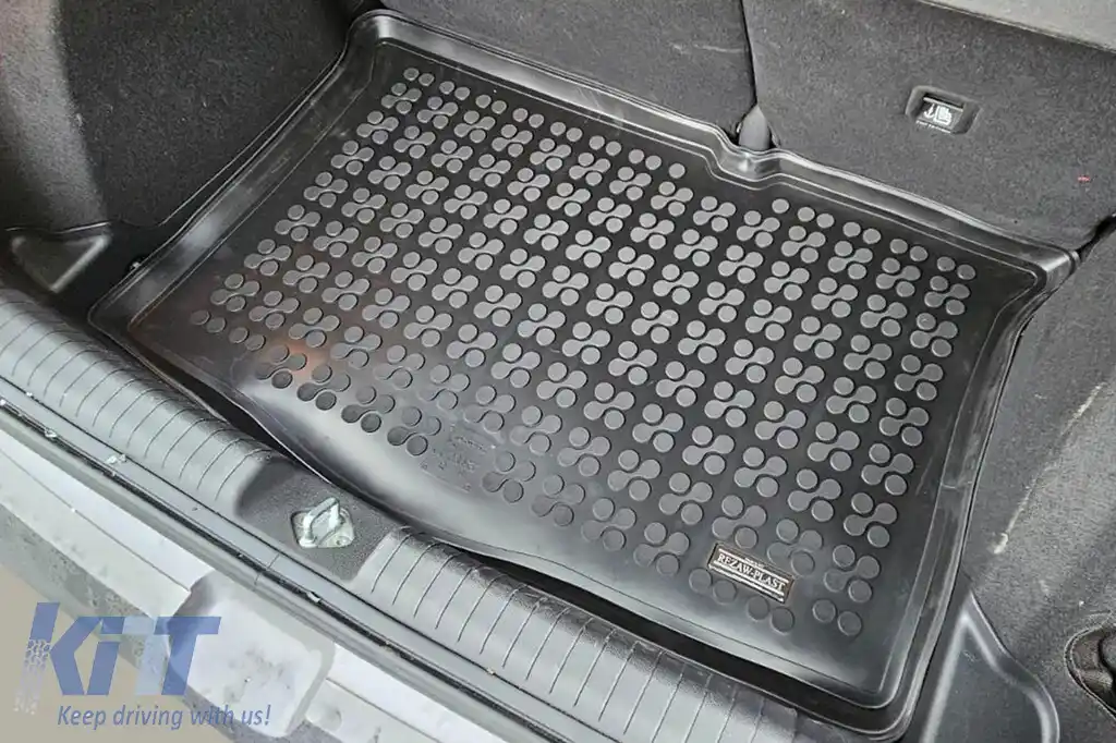 Covor de cauciuc pentru portbagaj de la Rezaw-Plast potrivit pentru Hyundai i20 Active, Classic, Classic Plus versiunea 2014-2020 fără podea de portbagaj ajustabilă-image-6217441