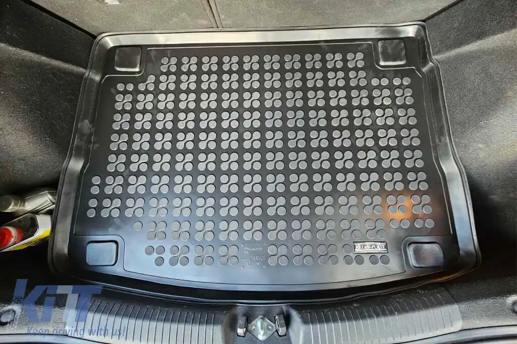 Covor de cauciuc pentru portbagaj de la Rezaw-Plast potrivit pentru Hyundai i30 hatchback după 2017, cu podeaua portbagajului în poziția superioară-image-6217463