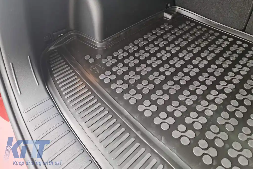 Covor de cauciuc pentru portbagaj de la Rezaw-Plast, potrivit pentru Hyundai Tucson după 2020, cu podeaua portbagajului în poziția superioară, cu sistem de sunet surround Krell-image-6217530