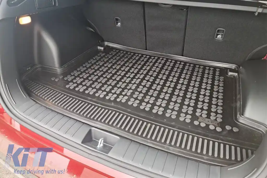 Covor de cauciuc pentru portbagaj de la Rezaw-Plast, potrivit pentru Hyundai Tucson după 2020, cu podeaua portbagajului în poziția superioară, cu sistem de sunet surround Krell-image-6217531