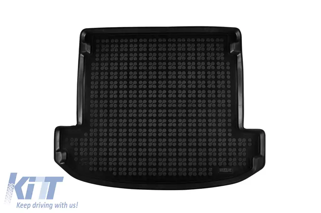 Covor de cauciuc pentru portbagaj de la Rezaw-Plast, potrivit pentru Kia Sorento după 2020, cu 7 locuri și cu rândul 3 de scaune pliat