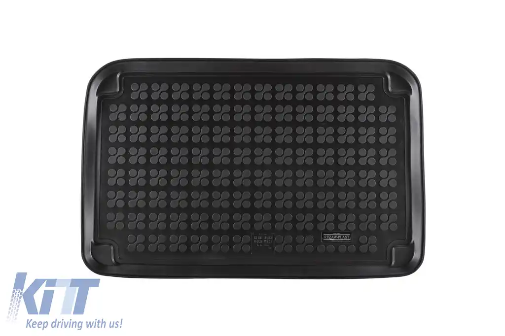 Covor de cauciuc pentru portbagaj de la Rezaw-Plast potrivit pentru Mercedes A class W168 1997-2001 cu ampatament scurt, W168 2001-2004 cu ampatament lung, W169 2004-2012