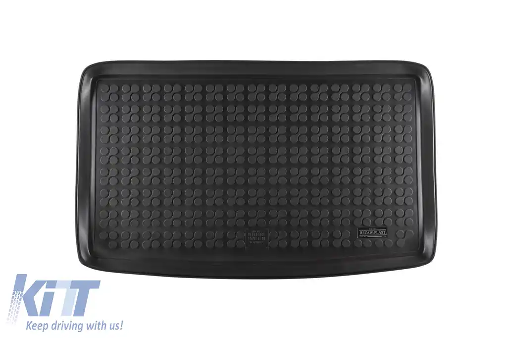 Covor de cauciuc pentru portbagaj de la Rezaw-Plast potrivit pentru Mercedes B class W246 2011-2018 cu podeaua portbagajului în poziția inferioară