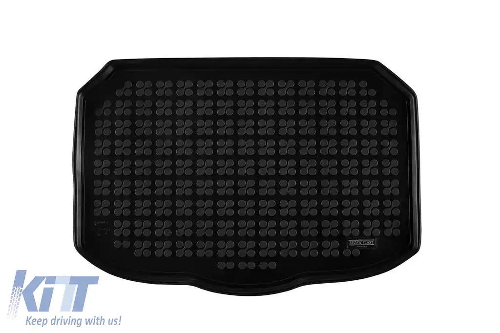 Covor de cauciuc pentru portbagaj de la Rezaw-Plast potrivit pentru Nissan Qashqai după versiunea din 2021 fără podea de portbagaj ajustabilă, e-POWER cu podeaua portbagajului în poziția superioară