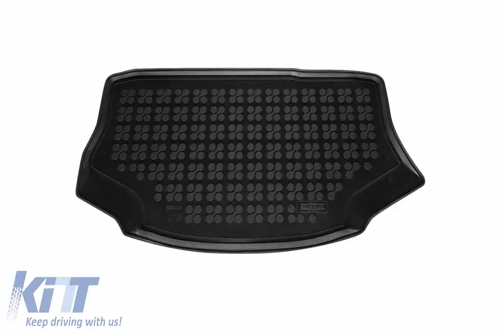 Covor de cauciuc pentru portbagaj de la Rezaw-Plast potrivit pentru Nissan Leaf ZE0 2010-2013 cu podeaua portbagajului în poziția inferioară-image-6217958
