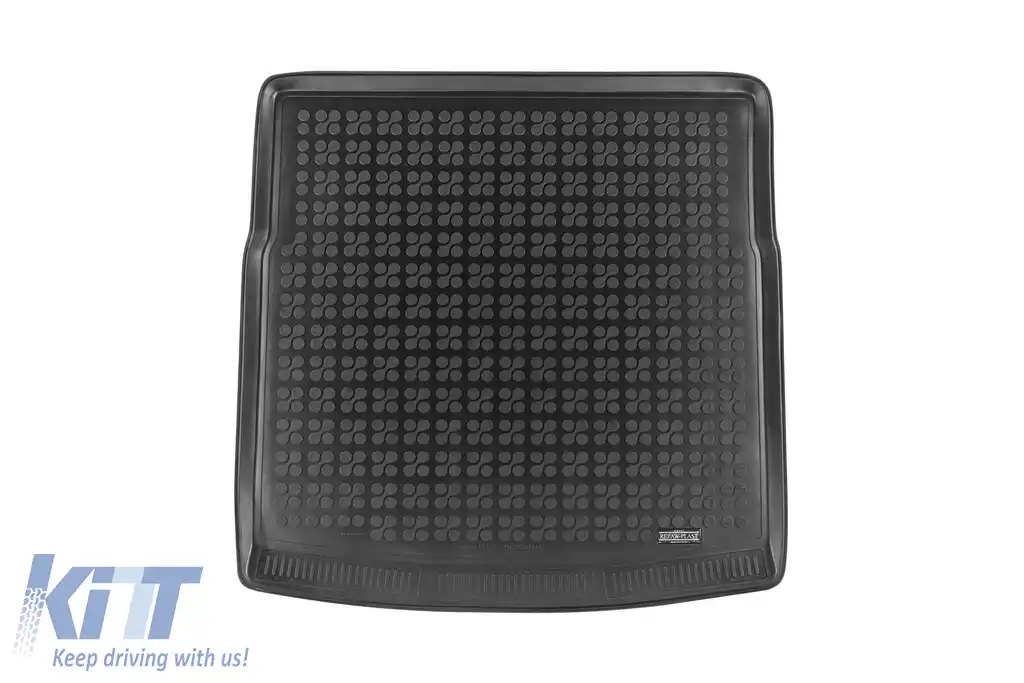 Covor de cauciuc pentru portbagaj de la Rezaw-Plast potrivit pentru Opel Insignia A hatchback, wagon 2008-2017 cu sistem audio Infiniti, negru