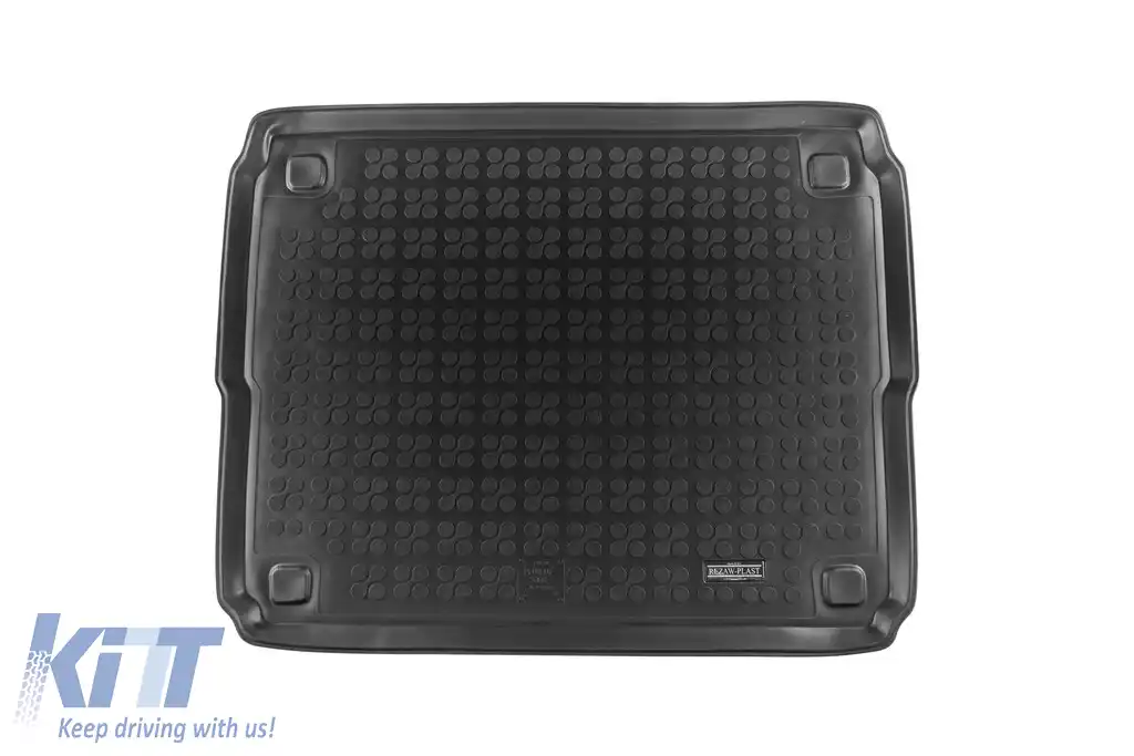 Covor de cauciuc pentru portbagaj de la Rezaw-Plast potrivit pentru Peugeot 3008 2009-2016 cu podeaua portbagajului în poziția superioară
