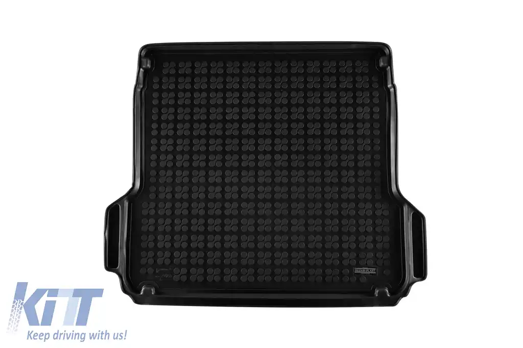 Covor de cauciuc pentru portbagaj de la Rezaw-Plast, potrivit pentru Peugeot 308 SW după 2021, cu podeaua portbagajului în poziția superioară, versiunea Flex Floor, fără versiunea Hybrid, fără sistem 