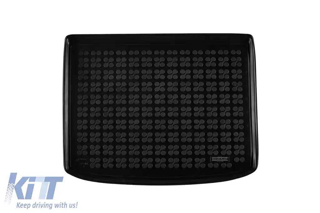 Covor de cauciuc pentru portbagaj de la Rezaw-Plast, potrivit pentru Renault Arkana după 2019, cu podeaua portbagajului în poziția inferioară