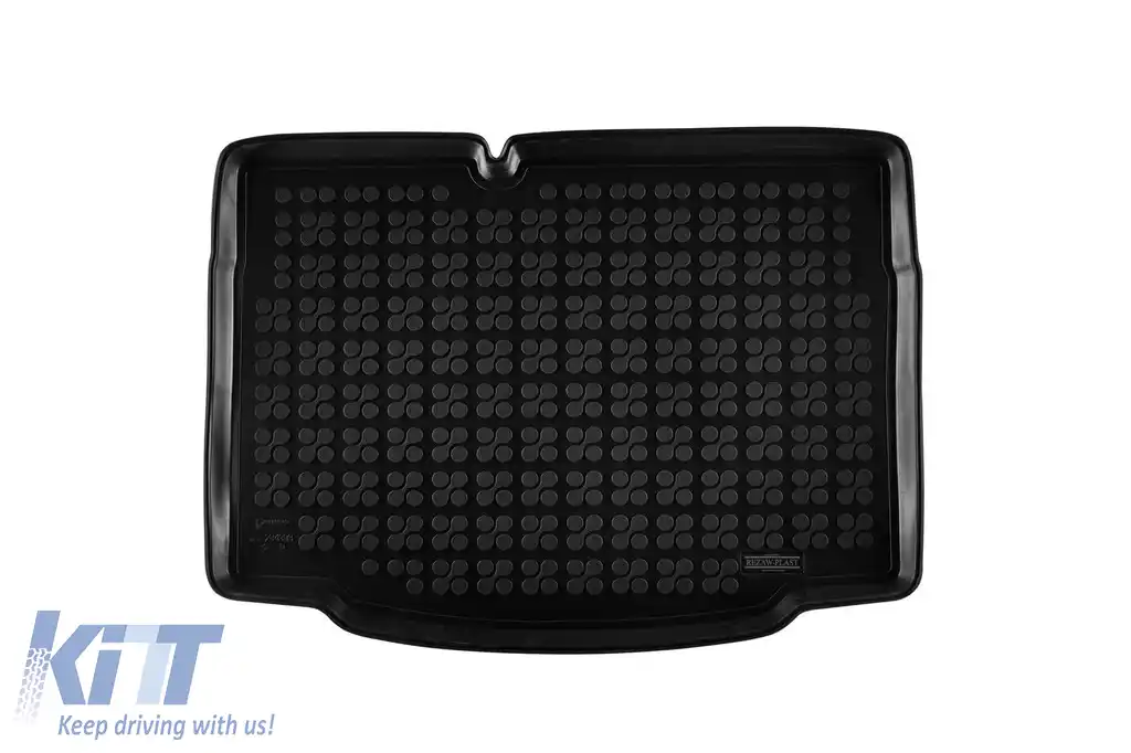 Covor de cauciuc pentru portbagaj de la Rezaw-Plast, potrivit pentru Renault Clio după versiunea din 2019, fără podea de portbagaj ajustabilă
