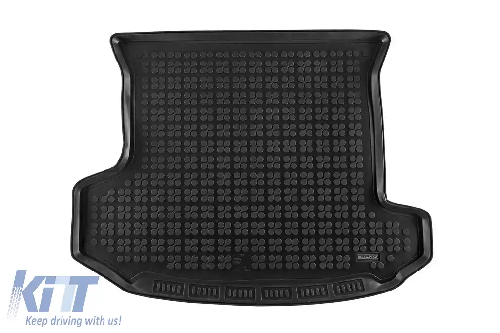 Covor de cauciuc pentru portbagaj de la Rezaw-Plast, potrivit pentru Skoda Kodiaq după 2017, cu 7 locuri