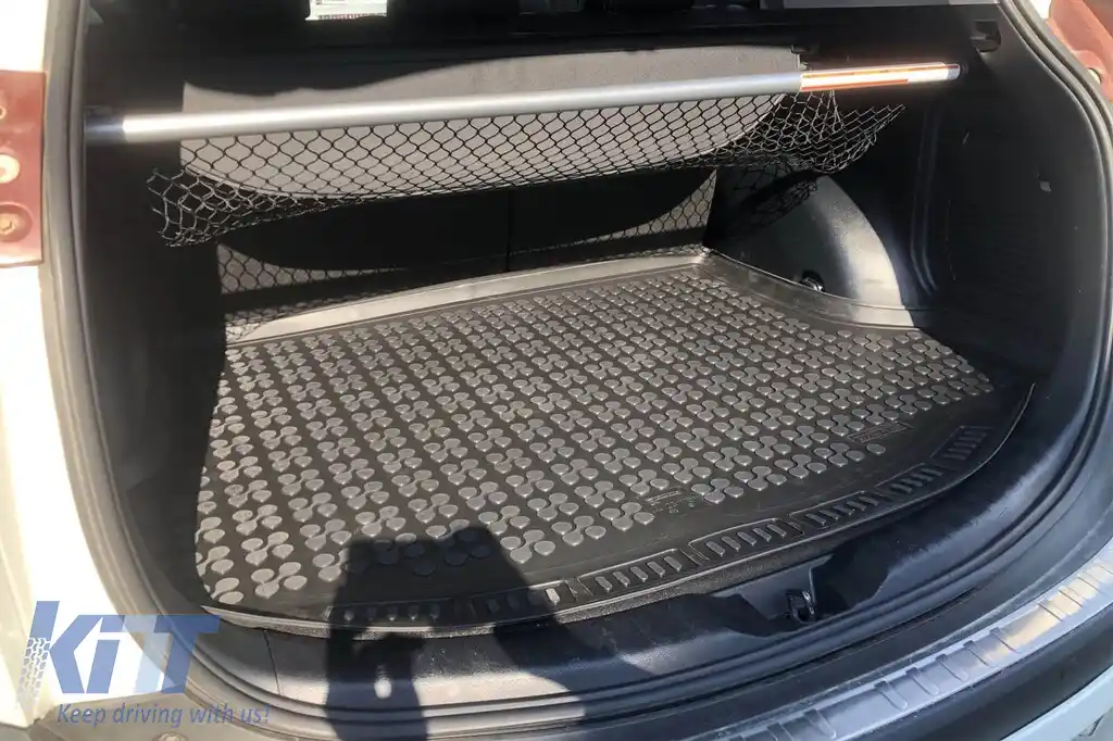 Covor de cauciuc pentru portbagaj de la Rezaw-Plast potrivit pentru Toyota Rav4 2013-2018 cu 5 uși și roată de rezervă mică-image-6218783