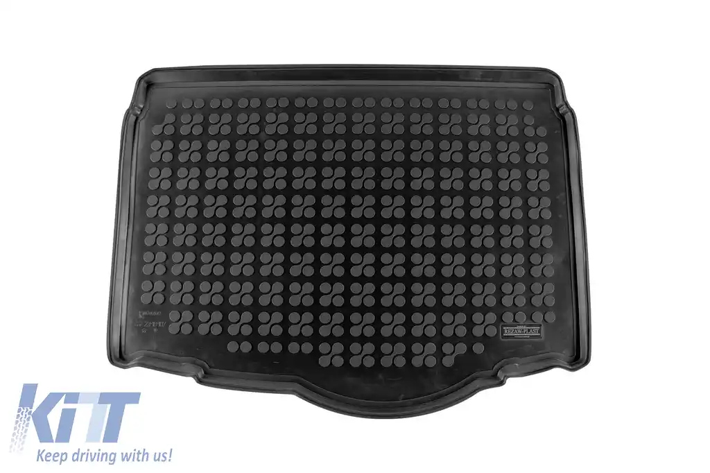 Covor de cauciuc pentru portbagaj de la Rezaw-Plast potrivit pentru Volkswagen Taigo după 2021 cu podeaua portbagajului în poziția inferioară
