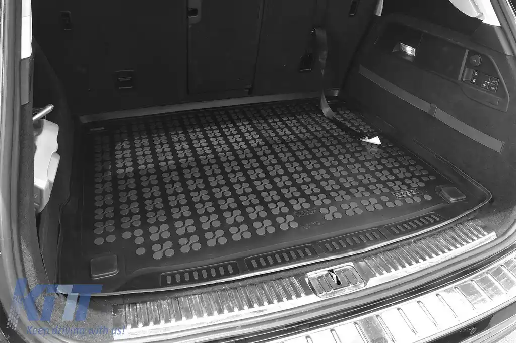 Covor de cauciuc pentru portbagaj de la Rezaw-Plast potrivit pentru VW Touareg 2010-2018 cu 5 locuri-image-6219144