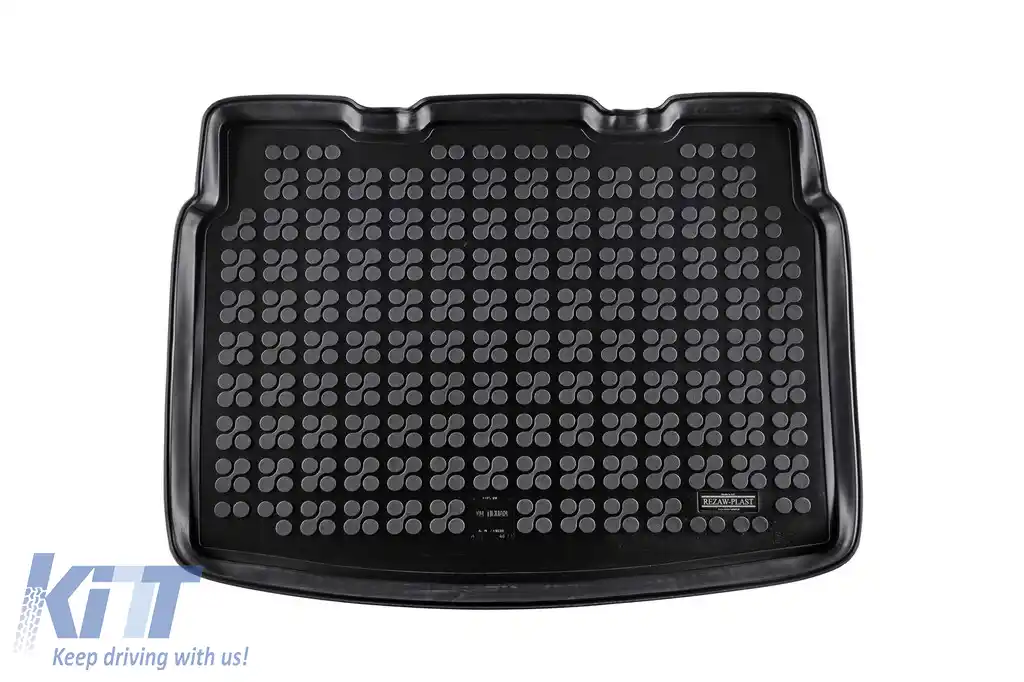 Covor de cauciuc pentru portbagaj de la Rezaw-Plast potrivit pentru VW Tiguan după 2015 cu podeaua portbagajului în poziția inferioară
