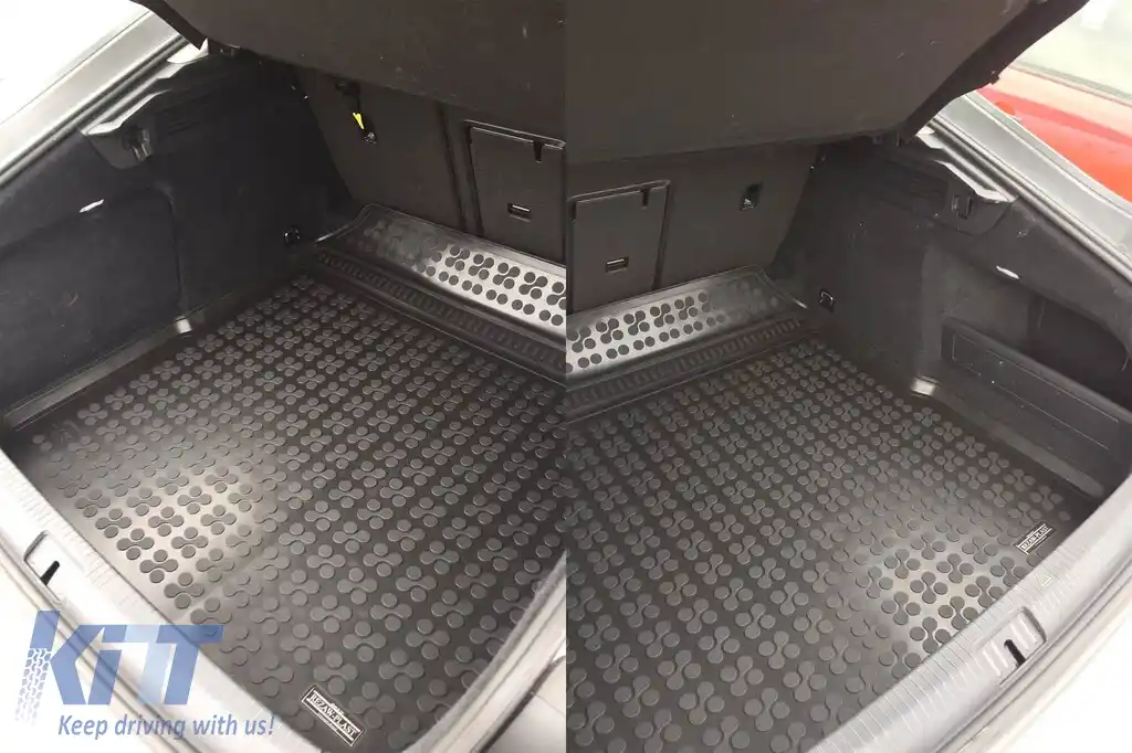 Covor de cauciuc pentru portbagaj de la Rezaw-Plast potrivit pentru VW Arteon după 2017, cu kit de reparare în portbagaj-image-6219154