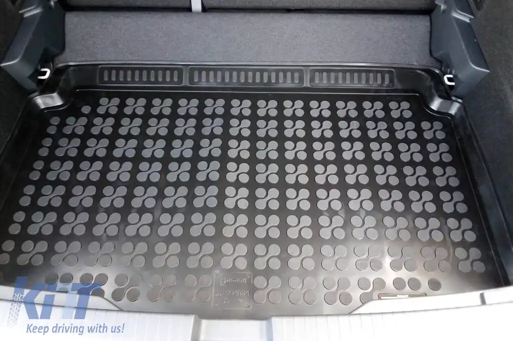 Covor de cauciuc pentru portbagaj de la Rezaw-Plast potrivit pentru VW T-Roc după 2017 cu podeaua portbagajului în poziția inferioară-image-6219167
