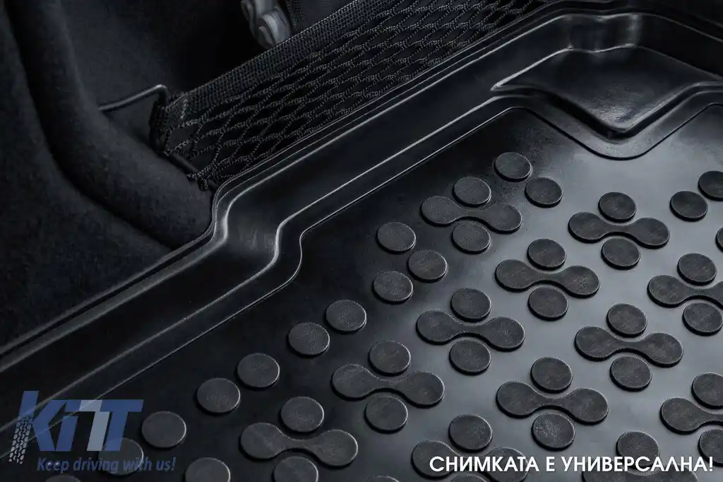 Covor de cauciuc pentru portbagaj de la Rezaw-Plast potrivit pentru VW ID.3, ID.3 ST după 2019, cu podeaua portbagajului în poziția superioară-image-6219207