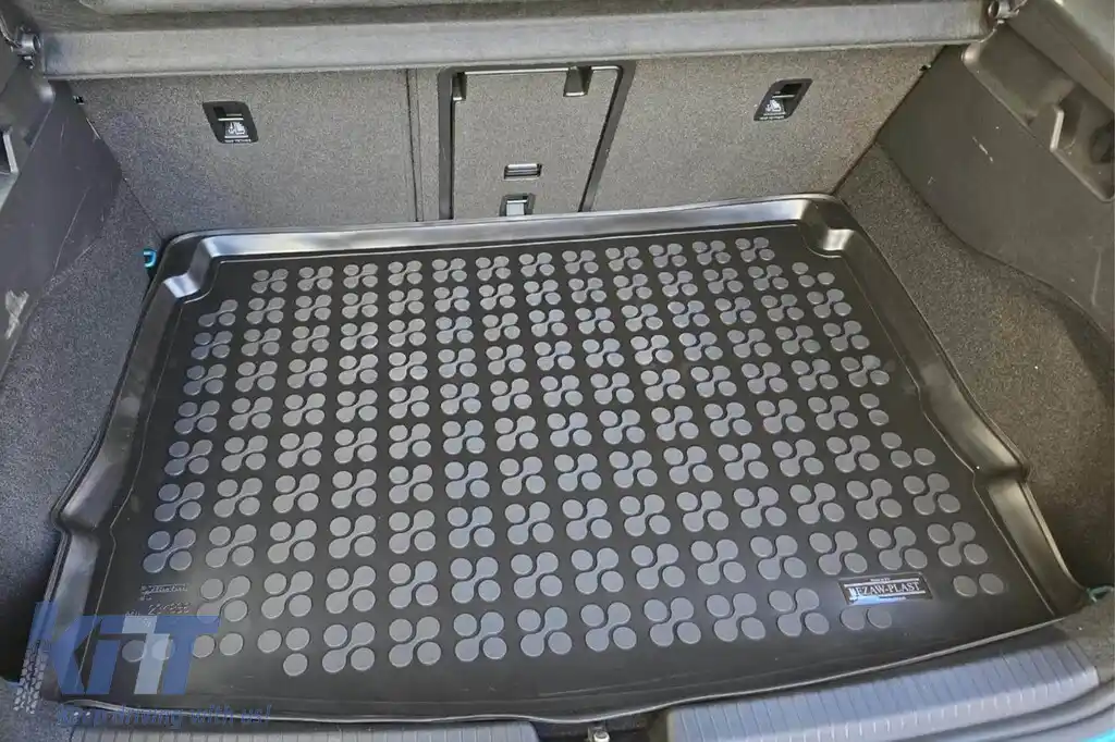 Covor de cauciuc pentru portbagaj de la Rezaw-Plast potrivit pentru VW ID.3, ID.3 ST după 2019, cu podeaua portbagajului în poziția superioară-image-6219213