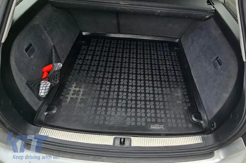 Covor de cauciuc pentru portbagaj de la Rezaw-Plast potrivit pentru Audi A4 B6, B7 wagon 2001-2008, Seat Exeo wagon 2009-2013-image-6219238