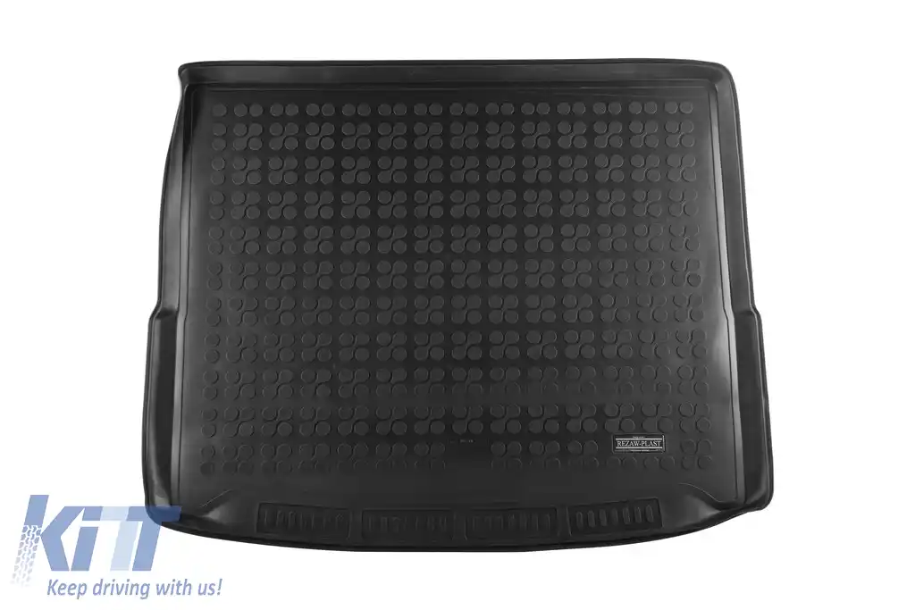 Covor de cauciuc pentru portbagaj de la Rezaw-Plast potrivit pentru BMW X1 F48 2015-2022 cu banchete spate ajustabile, X1 U11 după 2022 cu banchete spate ajustabile