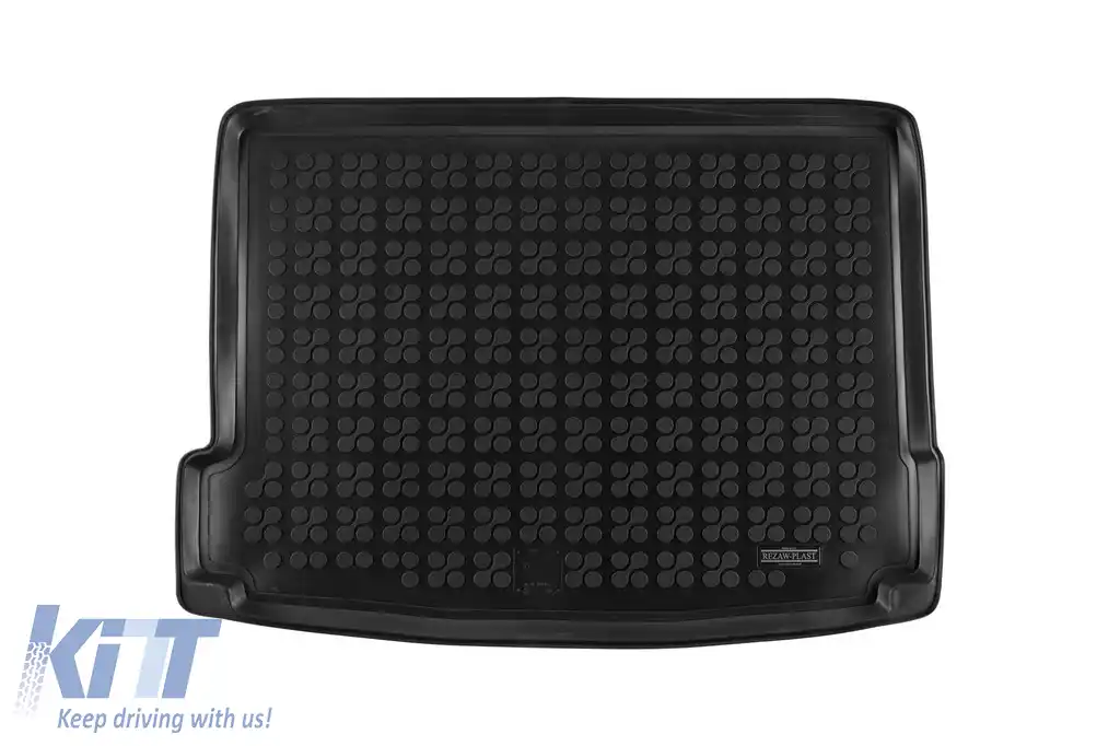 Covor de cauciuc pentru portbagaj de la Rezaw-Plast potrivit pentru BMW X2 F39 după 2017 cu podeaua portbagajului în poziția superioară