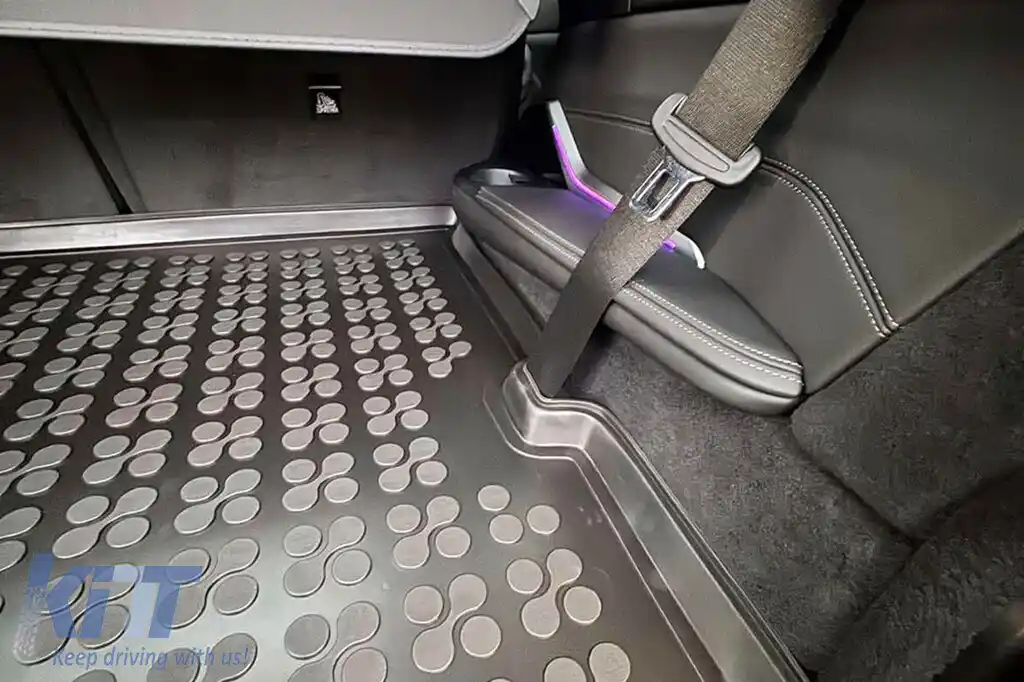 Covor de cauciuc pentru portbagaj de la Rezaw-Plast potrivit pentru BMW X7 G07 după 2018 cu 7 locuri și rândul 3 de scaune pliat-image-6219634