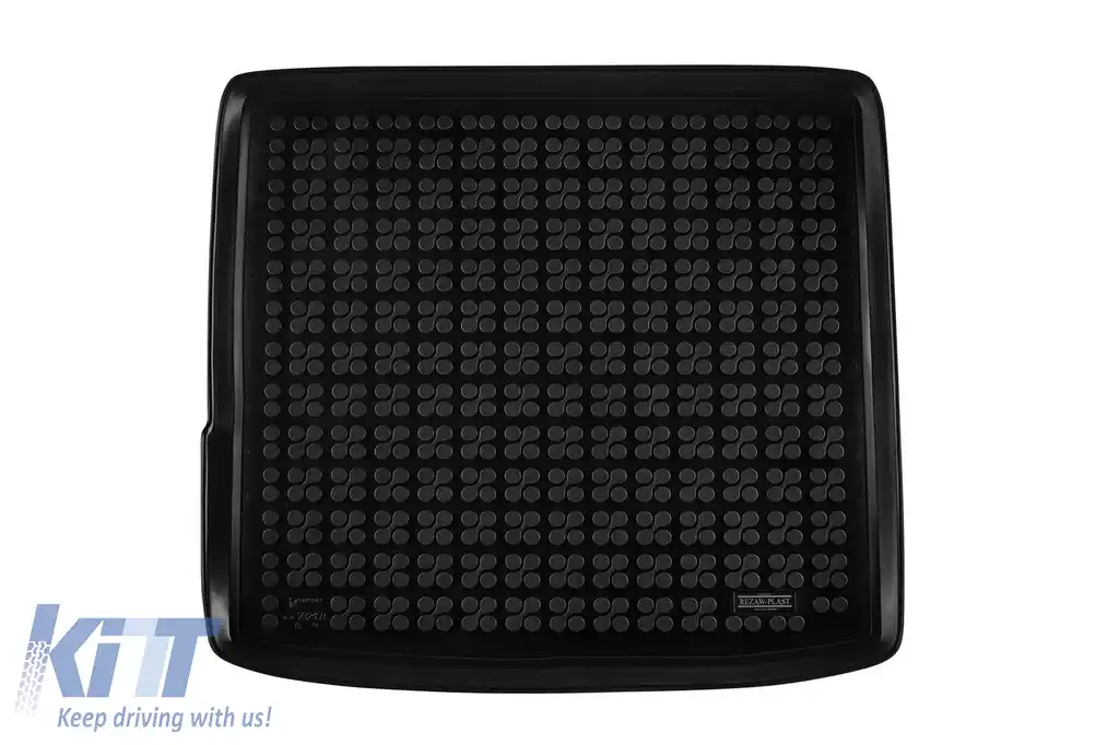 Covor de cauciuc pentru portbagaj de la Rezaw-Plast potrivit pentru BMW Seria 2 F44 Gran Coupe după 2019, cu podeaua portbagajului în poziția superioară