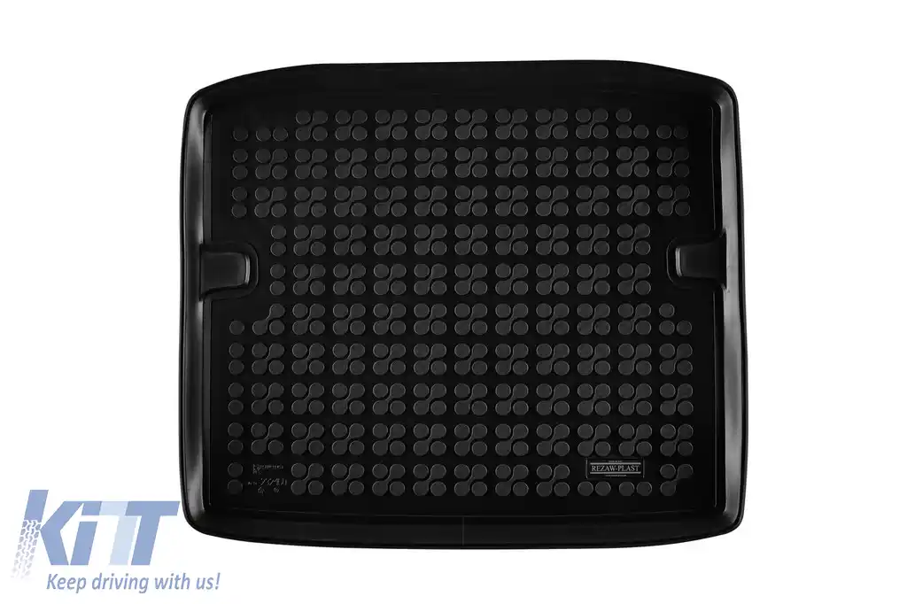 Covor de cauciuc pentru portbagaj de la Rezaw-Plast potrivit pentru BMW Seria 2 F44 Gran Coupe după 2019, cu podeaua portbagajului în poziția inferioară