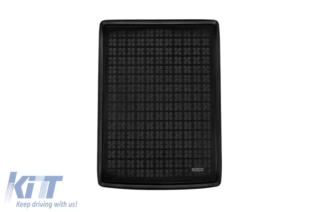 Covor de cauciuc pentru portbagaj de la Rezaw-Plast potrivit pentru BMW Seria 5 G60 sedan după versiunea din 2023 cu podea de portbagaj ajustabilă, 1 bucată, negru