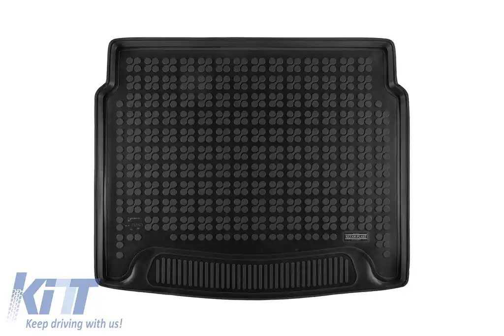 Covor de cauciuc pentru portbagaj de la Rezaw-Plast, potrivit pentru Mazda CX-60 după 2022 PHeV, MHeV, AWD, RWD, versiune cu podea de portbagaj ajustabilă, cu unelte