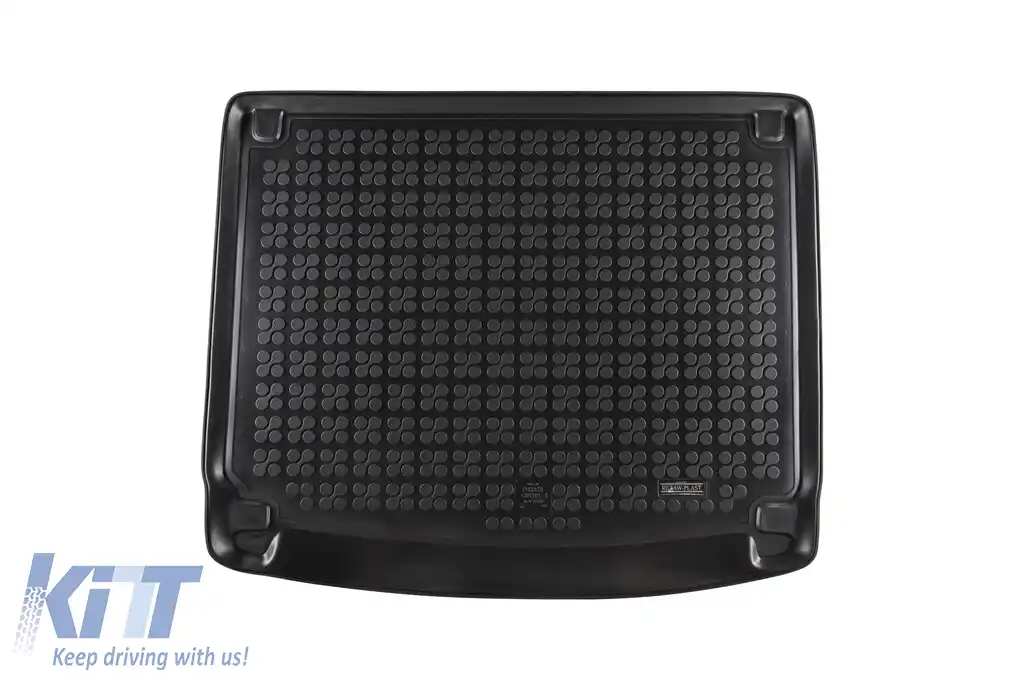 Covor de cauciuc pentru portbagaj de la Rezaw-Plast potrivit pentru Porsche Cayenne 2010-2017 fără subwoofer, negru