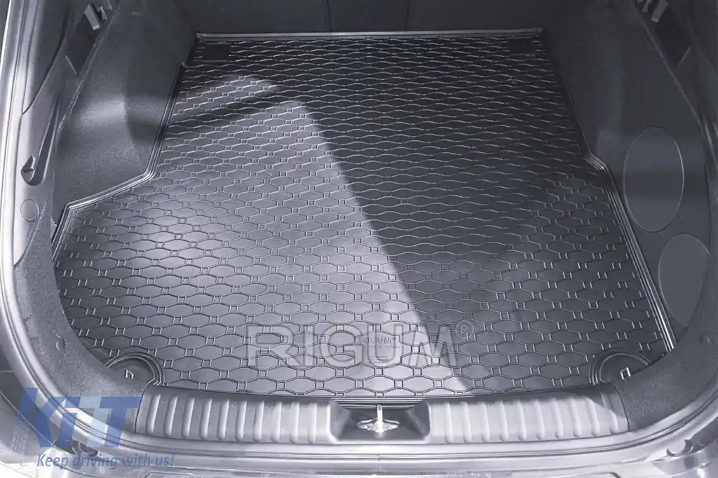 Covor de cauciuc pentru portbagaj potrivit pentru Kia ProCeed după 2019, negru-image-6225101