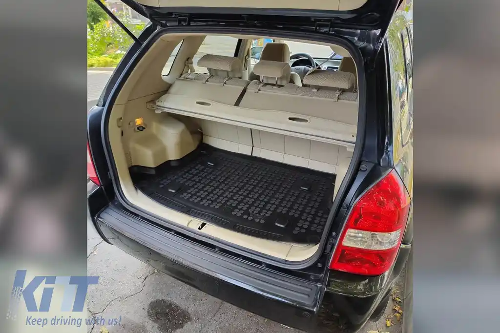 Covor de cauciuc pentru portbagaj, potrivit pentru Hyundai Tucson 2004-2010-image-6217385