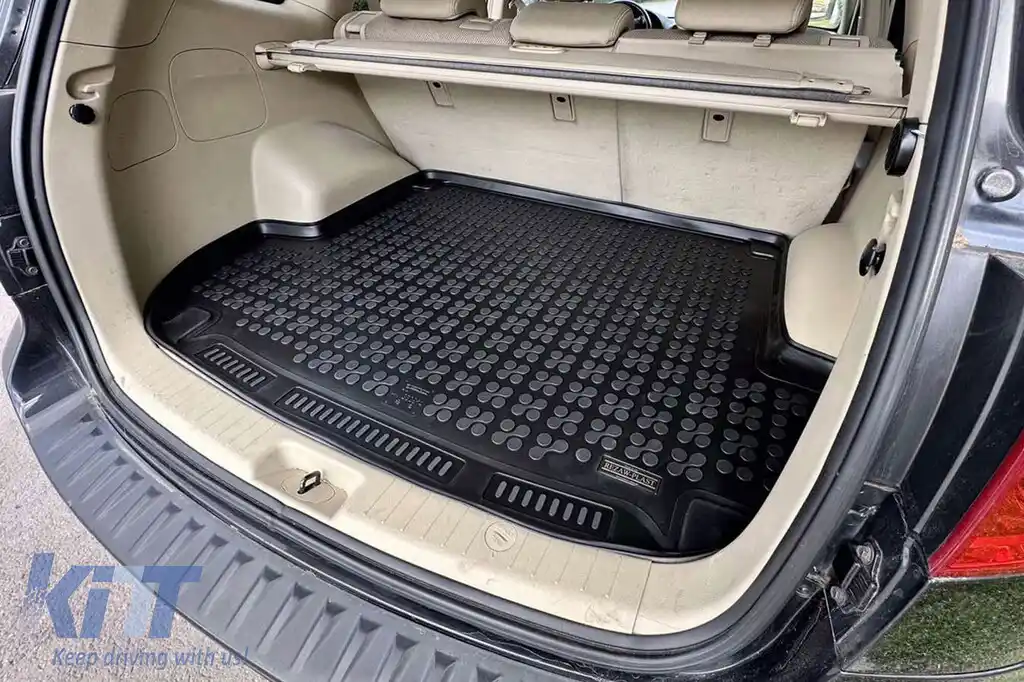 Covor de cauciuc pentru portbagaj, potrivit pentru Hyundai Santa Fe 2006-2012 cu 5 locuri-image-6217392