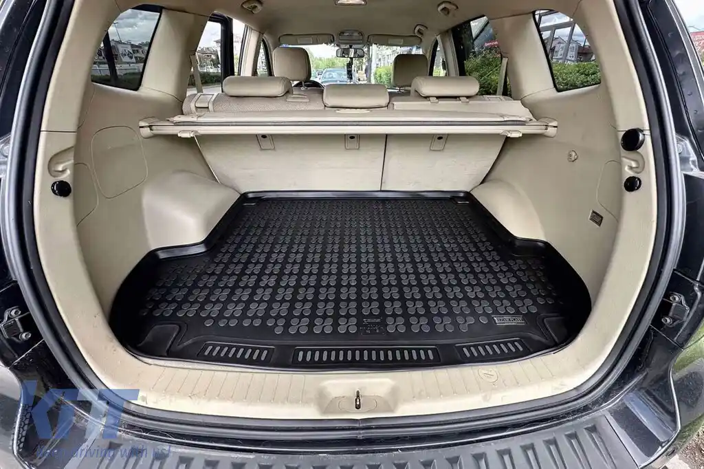 Covor de cauciuc pentru portbagaj, potrivit pentru Hyundai Santa Fe 2006-2012 cu 5 locuri-image-6217393