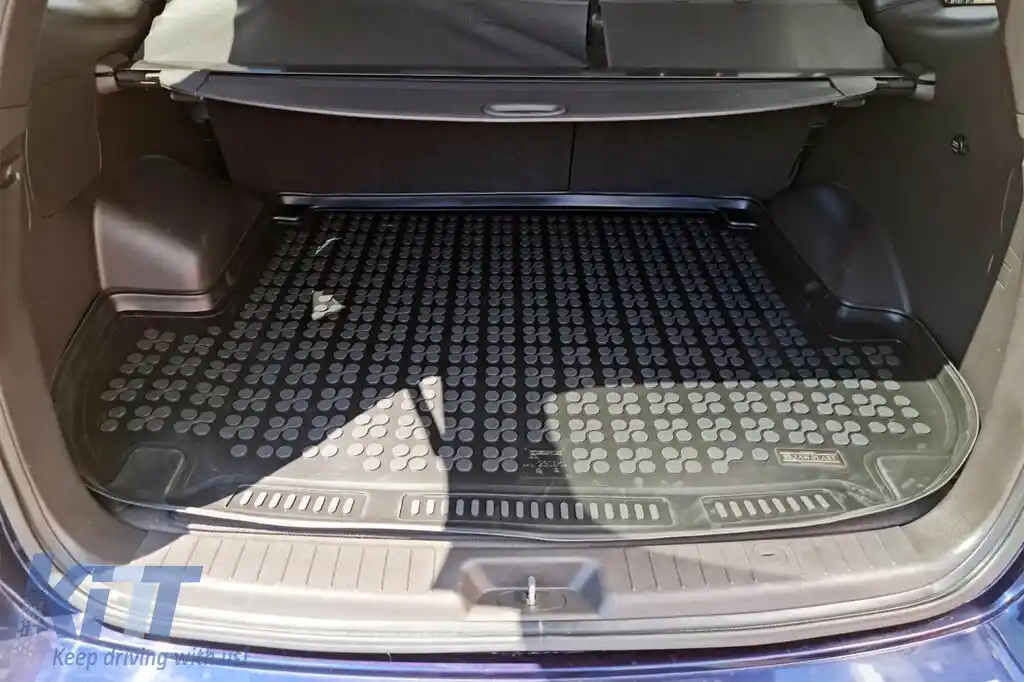 Covor de cauciuc pentru portbagaj, potrivit pentru Hyundai Santa Fe 2006-2012 cu 5 locuri-image-6217394