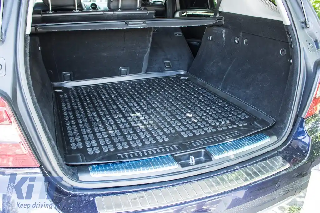 Covor de cauciuc pentru portbagaj, potrivit pentru Mercedes ML W164 2005-2011, negru-image-6217706