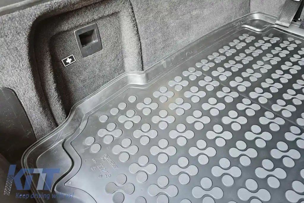 Covor de cauciuc pentru portbagaj, potrivit pentru BMW X5 E70 2007-2013, negru-image-6219461