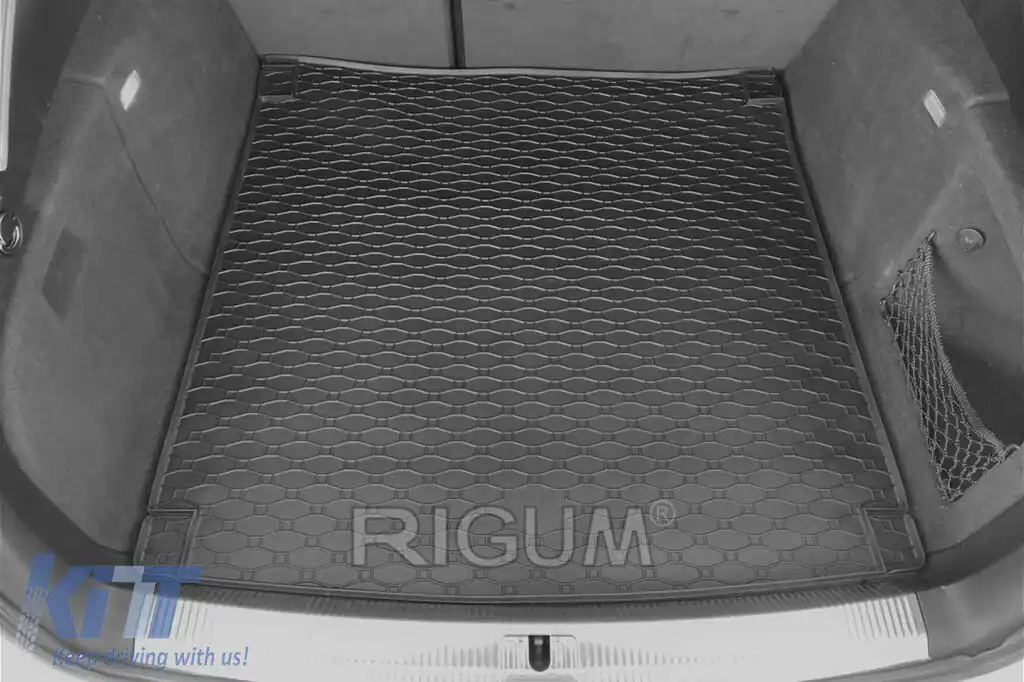 Covor de cauciuc pentru portbagaj, potrivit pentru Audi A4 Avant 2008-2015, negru-image-6224501