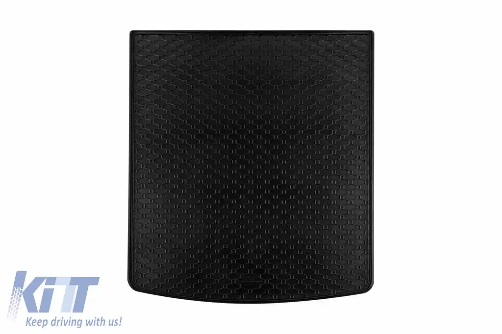 image-77-Covor de cauciuc pentru portbagaj, potrivit pentru Audi A6 Avant 2011-2018, negru